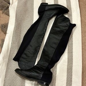 Chinese Laundry black over the knee boots